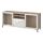 BESTÅ - TV bench with drawers, white stained oak effect/Selsviken high-gloss/white clear glass | IKEA Taiwan Online - PE535989_S1