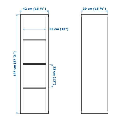 LACK/KALLAX - 收納組合附層板, 黑棕色 | IKEA 線上購物 - PE655748_S4