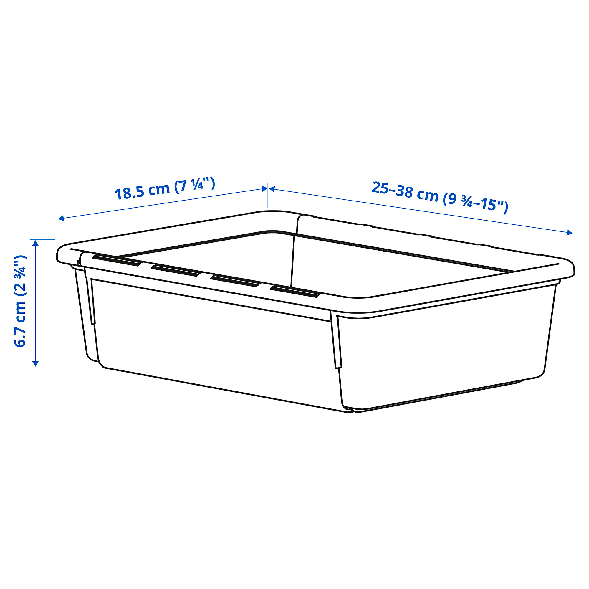 KACKLA extendable box