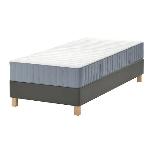 LYNGÖR - divan bed, Valevåg firm/light blue dark grey, 90x200 cm | IKEA Taiwan Online - PE921973_S4