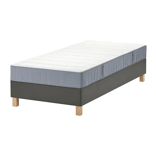 LYNGÖR - divan bed, Vesteröy firm/light blue dark grey, 90x200 cm | IKEA Taiwan Online - PE921974_S4
