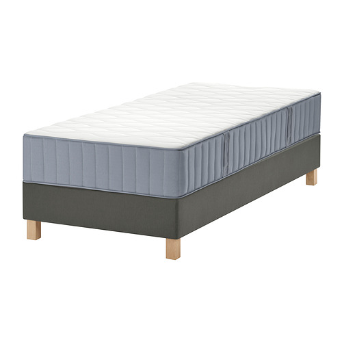 LYNGÖR - divan bed, Vågstranda firm/light blue dark grey, 90x200 cm | IKEA Taiwan Online - PE921978_S4