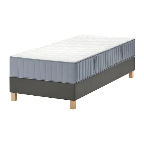 LYNGÖR - divan bed, Vågstranda firm/light blue dark grey, 90x200 cm | IKEA Taiwan Online - PE921978_S4