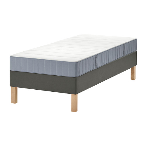 LYNGÖR - divan bed, Vesteröy firm/light blue dark grey, 90x200 cm | IKEA Taiwan Online - PE921982_S4