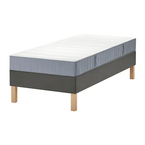 LYNGÖR - divan bed, Vesteröy firm/light blue dark grey, 90x200 cm | IKEA Taiwan Online - PE921982_S4