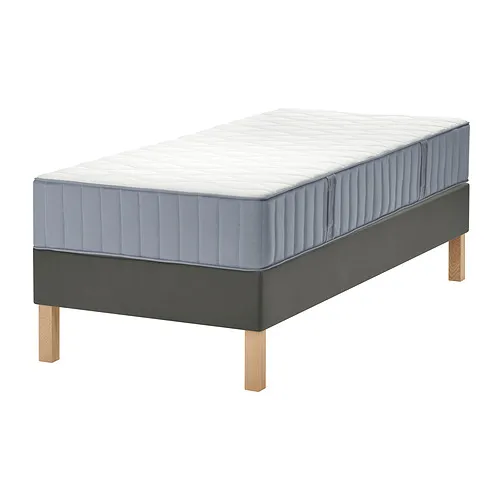 LYNGÖR - divan bed, Vågstranda firm/light blue dark grey, 90x200 cm | IKEA Taiwan Online - PE921988_S4