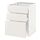 METOD - 附3抽底櫃, 白色 Förvara/Veddinge 白色 | IKEA 線上購物 - PE655959_S1