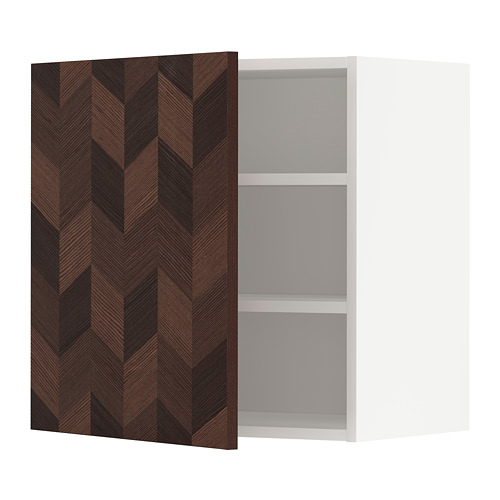 METOD wall cabinet with shelves