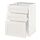 METOD - base cabinet with 3 drawers, white Förvara/Sävedal white | IKEA Taiwan Online - PE655975_S1