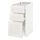 METOD - base cabinet with 3 drawers, white Förvara/Sävedal white | IKEA Taiwan Online - PE656063_S1