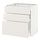 METOD - base cabinet with 3 drawers, white Förvara/Veddinge white | IKEA Taiwan Online - PE656064_S1