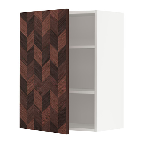 METOD wall cabinet with shelves