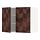 METOD - wall cabinet with shelves/2 doors, white Hasslarp/brown patterned | IKEA Taiwan Online - PE797935_S1