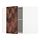 METOD - corner wall cabinet with shelves, white Hasslarp/brown patterned | IKEA Taiwan Online - PE798041_S1