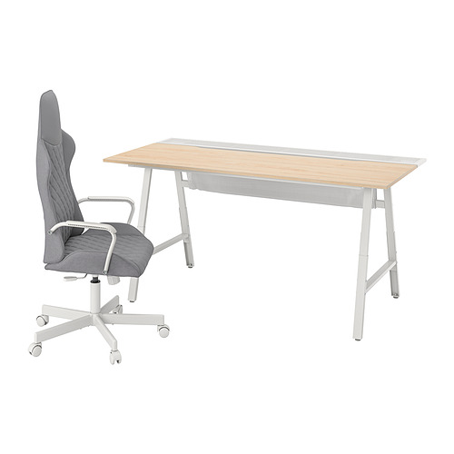 UTESPELARE gaming desk and chair