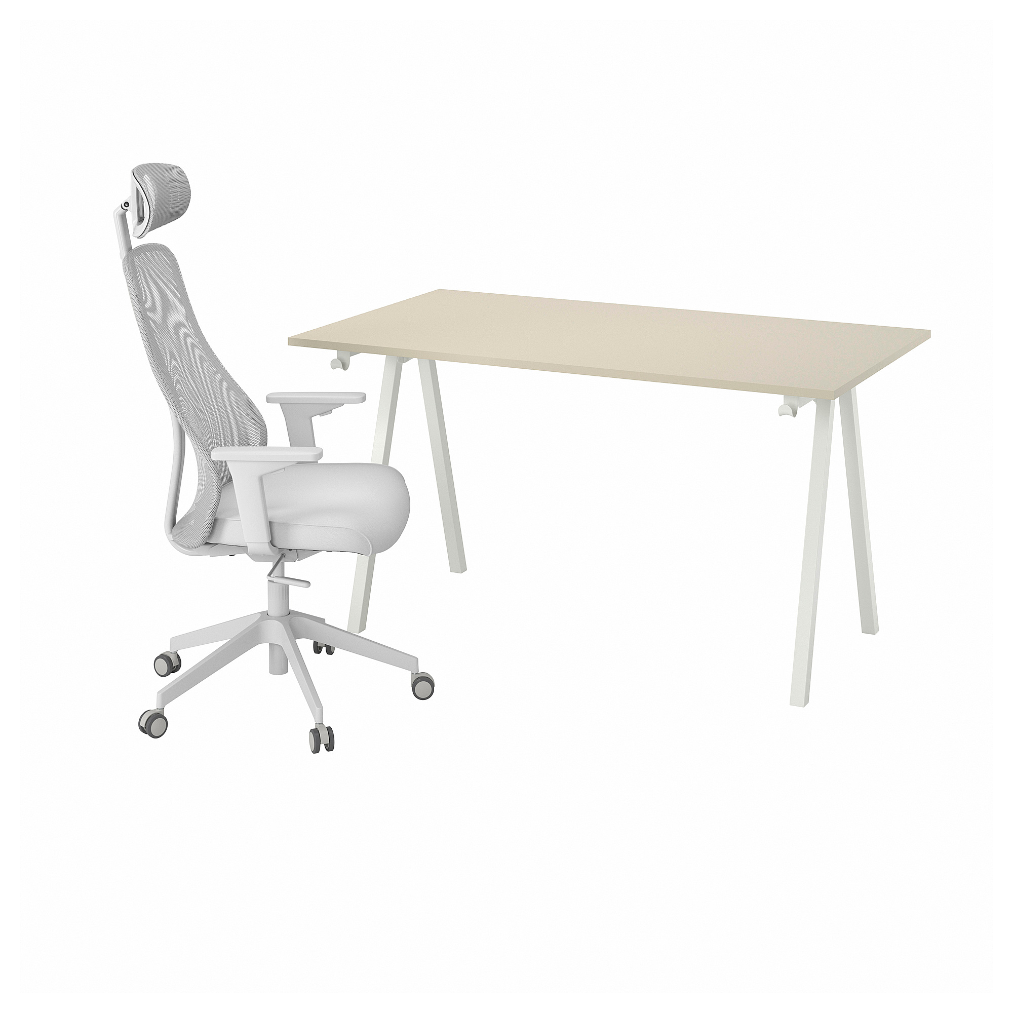 TROTTEN/MATCHSPEL desk and chair