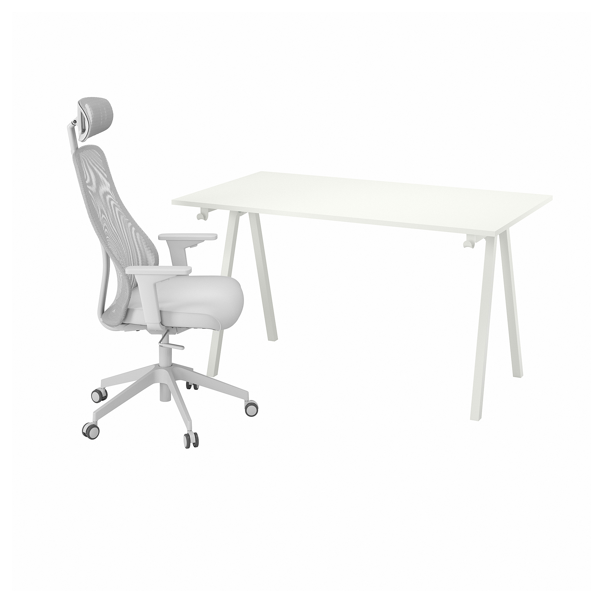 TROTTEN/MATCHSPEL desk and chair