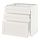 METOD - base cabinet with 3 drawers, white Förvara/Sävedal white | IKEA Taiwan Online - PE656101_S1