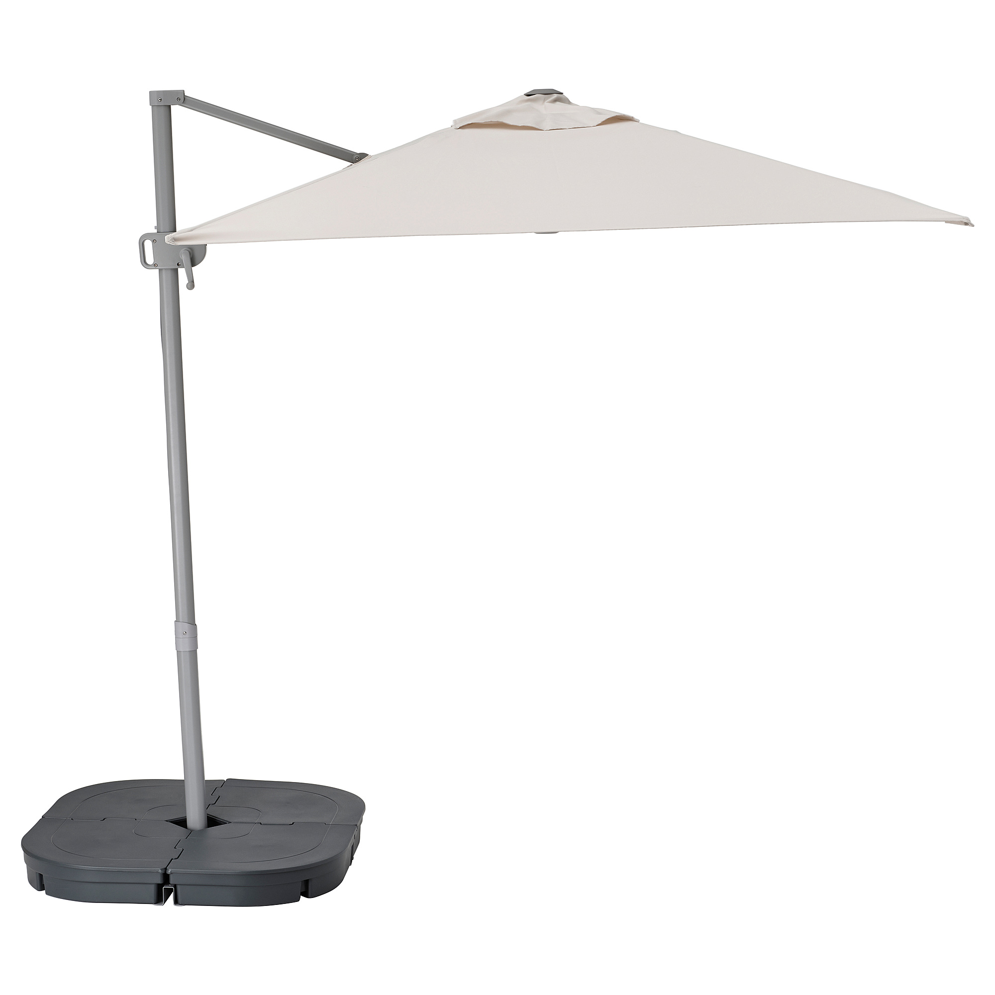 SVALÖN parasol, hanging with base