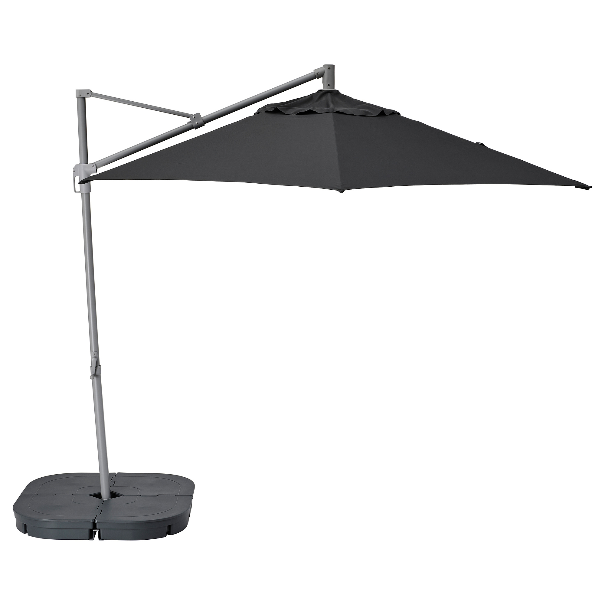 HISSÖ parasol, hanging with base