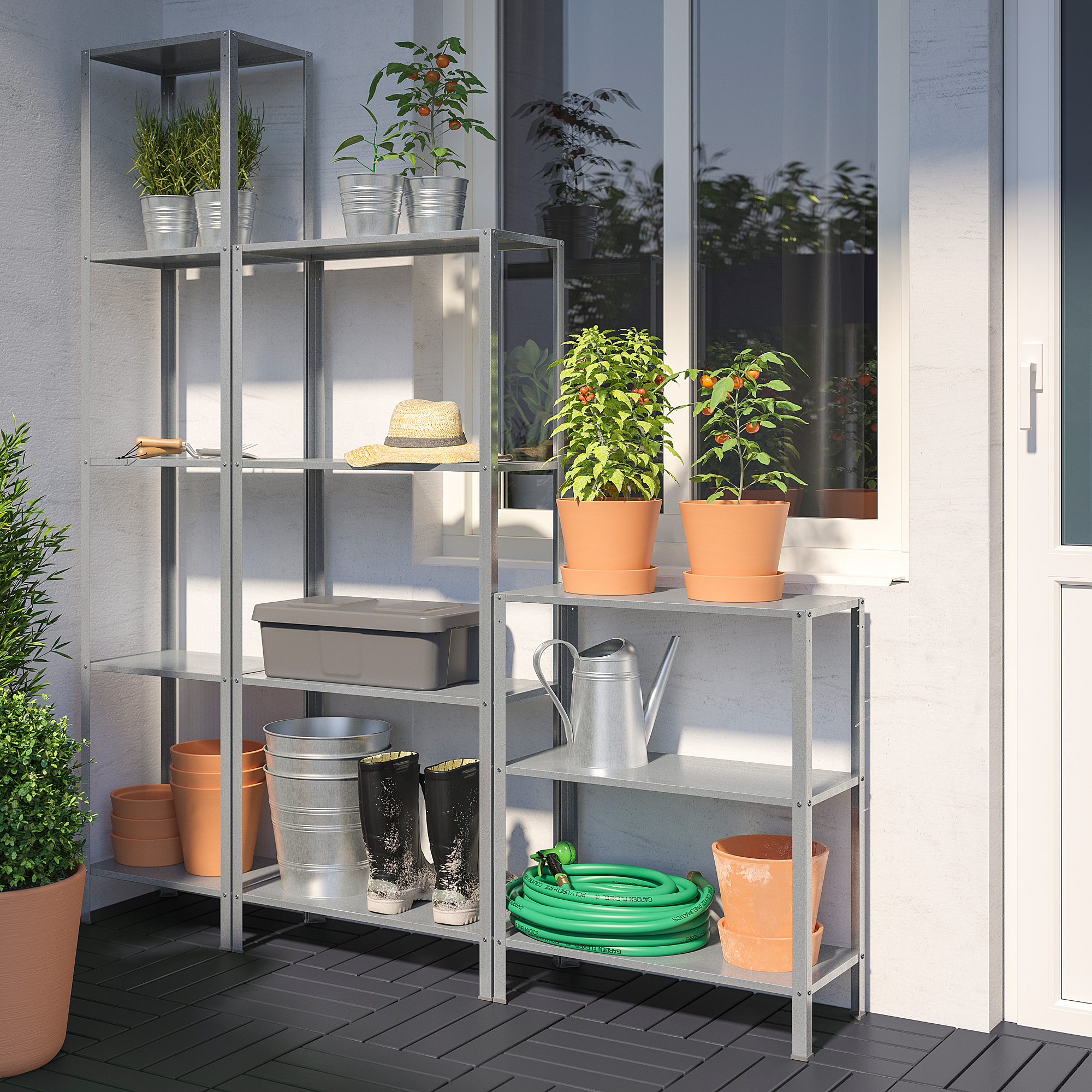 HYLLIS shelving unit in/outdoor