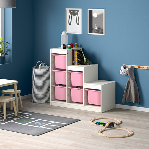 TROFAST - 收納組合, 白色/粉紅色 | IKEA 線上購物 - PE842973_S4