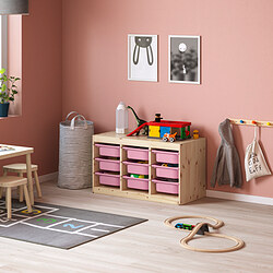 TROFAST - storage combination with boxes, light white stained pine/white | IKEA Taiwan Online - PE547495_S3