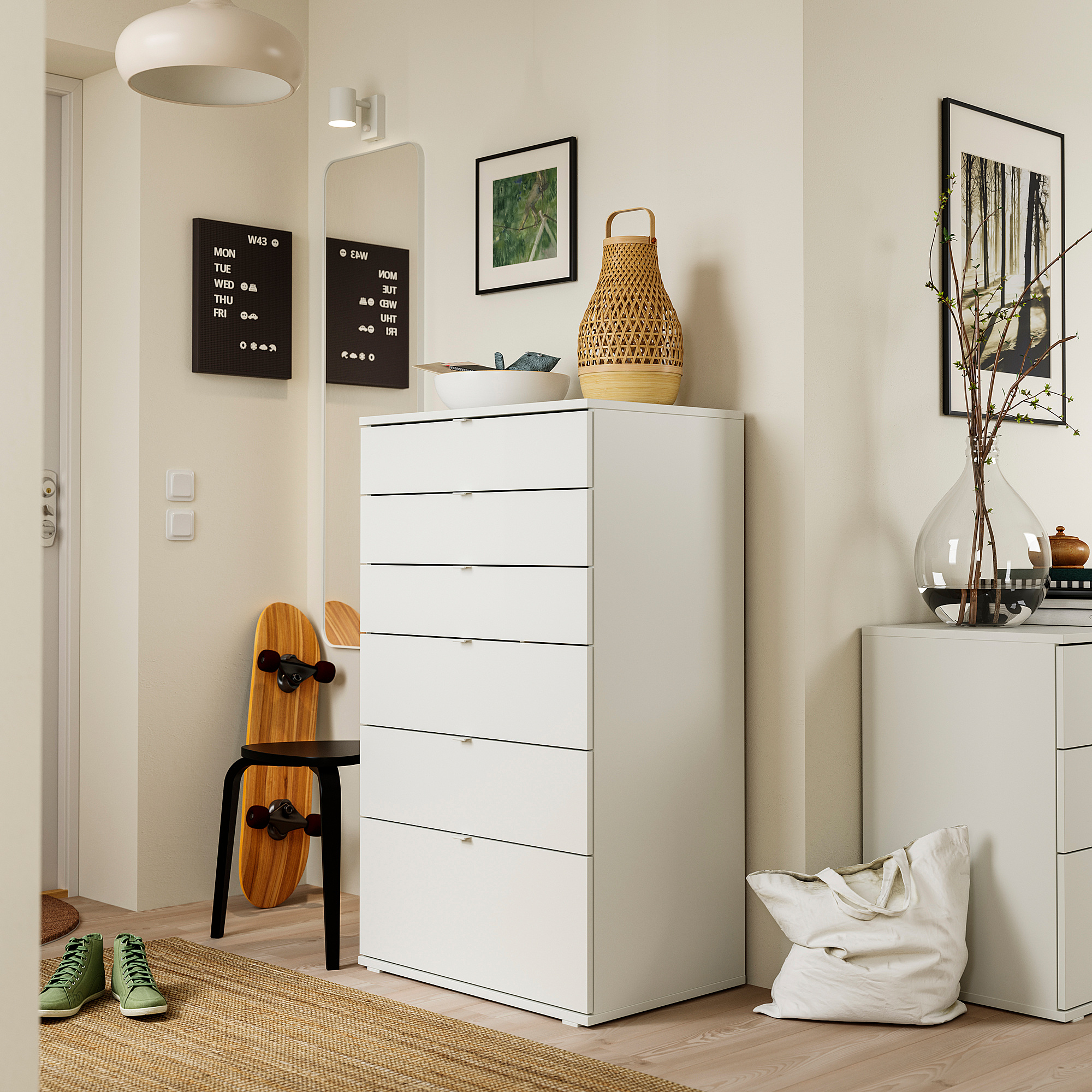 VIHALS chest of 6 drawers