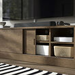 TONSTAD TV/storage comb with sliding doors