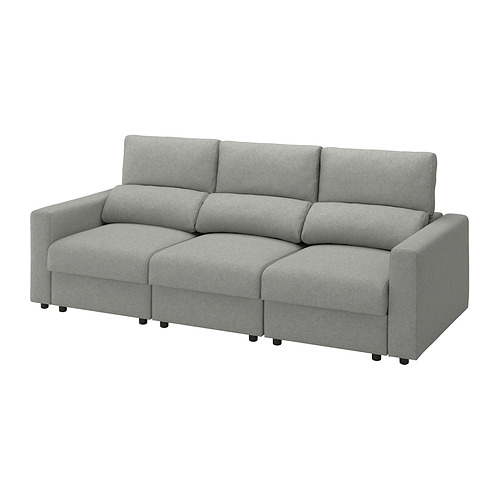MALMKÖPING - 3-seat sofa, Tibbleby beige/grey | IKEA Taiwan Online - E1019938_S4