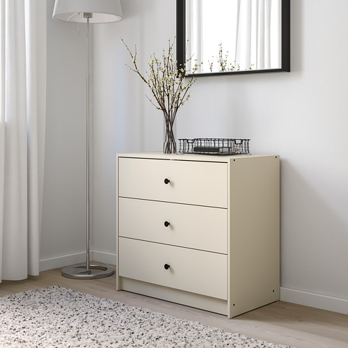 GURSKEN chest of 3 drawers