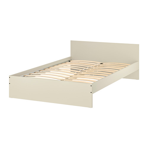 GURSKEN - 雙人床框附床頭板, 淺米色, 附Luröy床底板條 | IKEA 線上購物 - PE798167_S4
