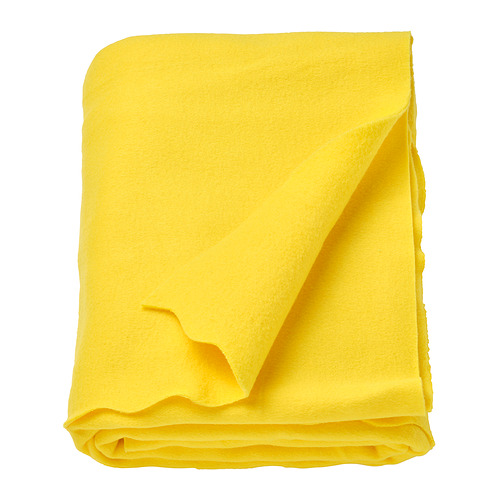 DAGGKÅPOR - throw, bright yellow, 130x170 cm | IKEA Taiwan Online - PE951070_S4