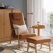 EKENÄSET high-back armchair