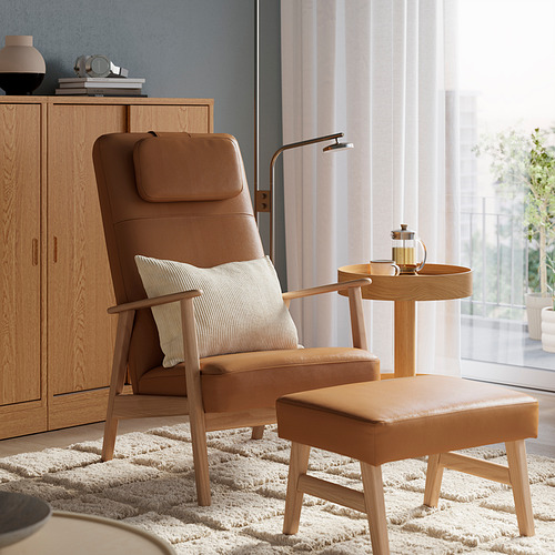 EKENÄSET high-back armchair