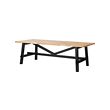 SKOGSTA - dining table, acacia/black, 235x100 cm | IKEA Taiwan Online - PE656255_S2 