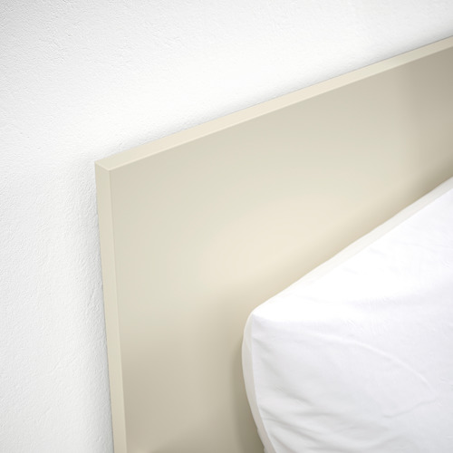 GURSKEN - 雙人床框附床頭板, 淺米色, 附Luröy床底板條 | IKEA 線上購物 - PE798168_S4