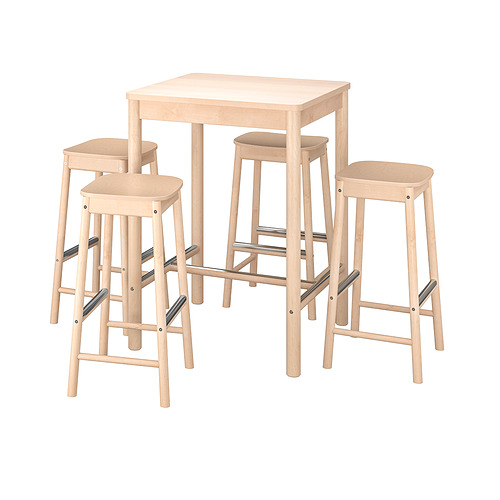 RÖNNINGE/RÖNNINGE - 吧台桌椅組, 樺木/樺木 | IKEA 線上購物 - PE843054_S4