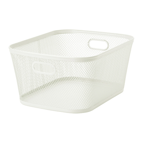 SLÅTTERÄNG - 置物籃，淺乳白色，25x32x15 公分 | IKEA 線上購物 - E1020048_S4
