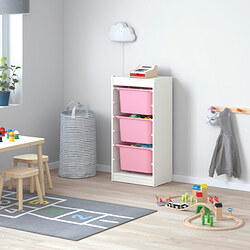 TROFAST - 收納組合附收納盒, 白色/橘色 | IKEA 線上購物 - PE770557_S3