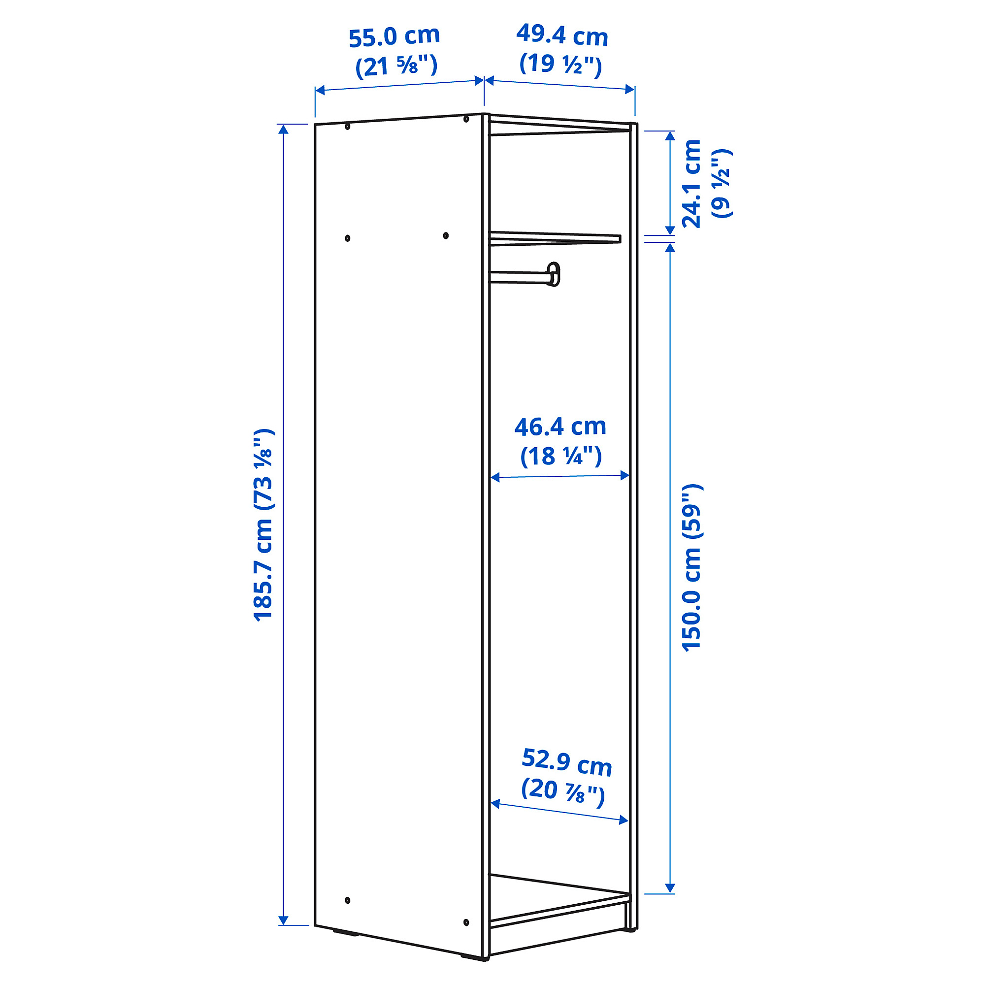 GURSKEN wardrobe