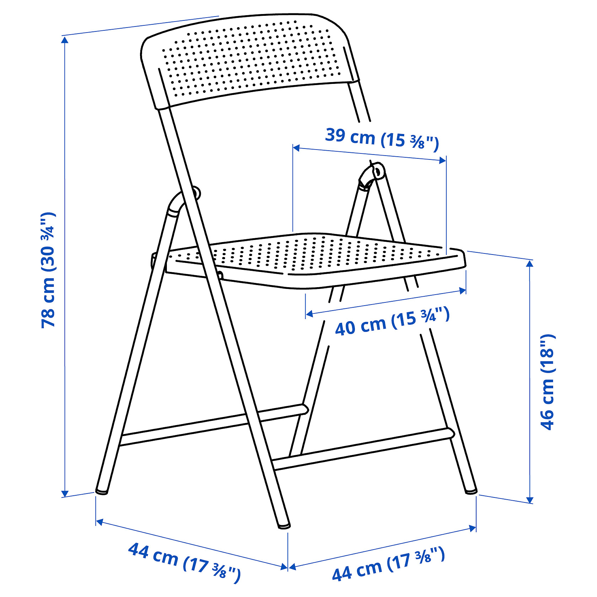 TORPARÖ chair, in/outdoor