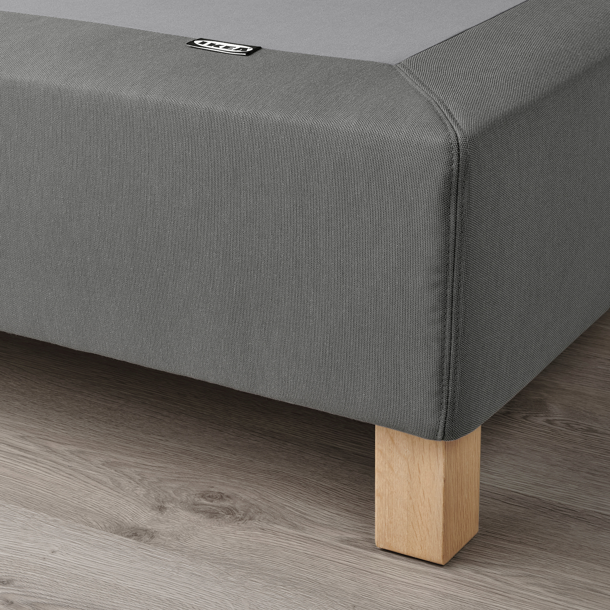 LYNGÖR slatted mattress base with legs