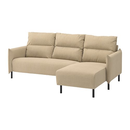 MANNARP 3-seat sofa with chaise longue