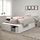 PLATSA - 小型雙人床框, 白色, 附床板條底座/4件抽屜 | IKEA 線上購物 - PE744308_S1