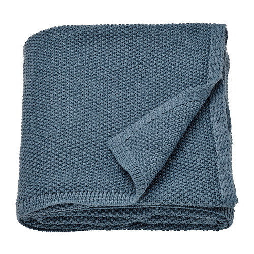 HUMLEMOTT throw blue grey 130x170 cm IKEA Taiwan Online