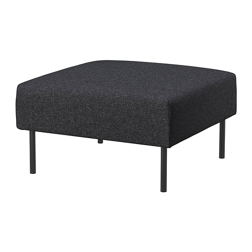 LILLEHEM - 單人座椅, Gunnared 深灰色/金屬 | IKEA 線上購物 - PE922371_S4