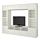BESTÅ - TV storage combination/glass doors, white/Hanviken white clear glass | IKEA Taiwan Online - PE535301_S1
