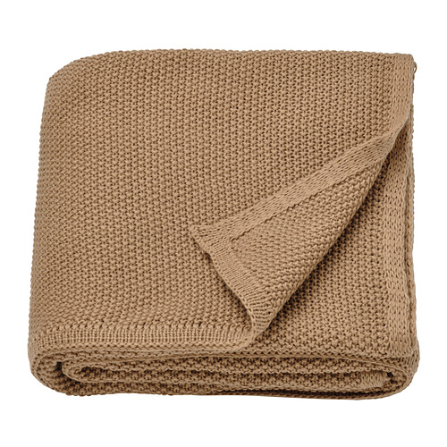 HUMLEMOTT - throw, yellow-beige, 130x170 cm | IKEA Taiwan Online - PE883226_S4