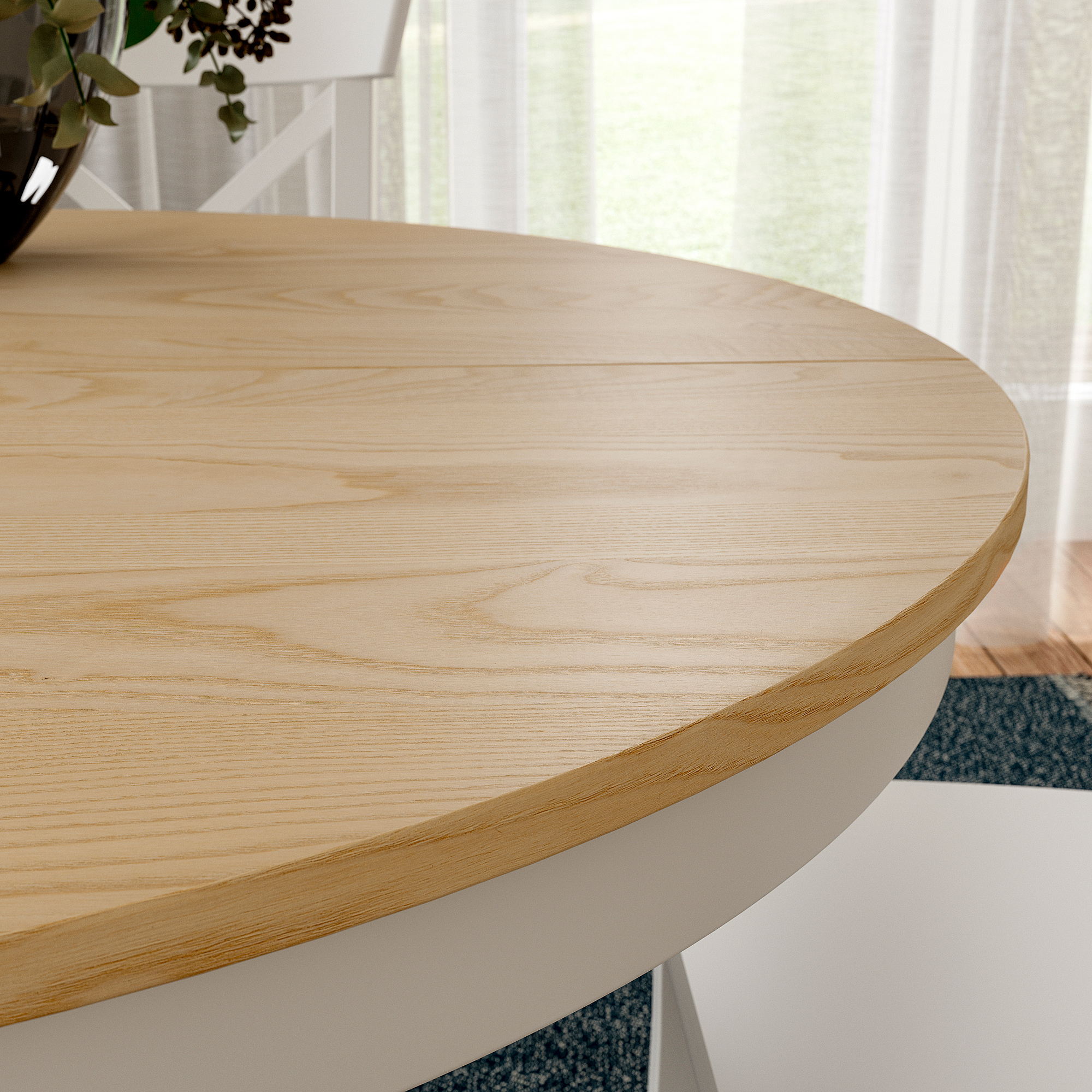 ROSENTORP/ROSENTORP table and 4 chairs